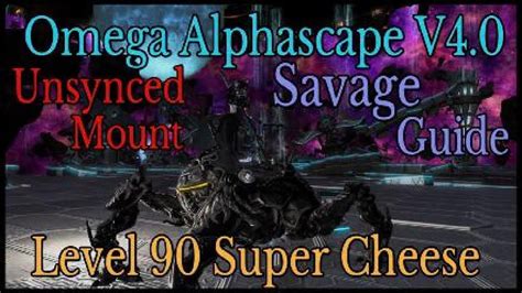 alphascape v4.0 savage mount.